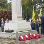 Cllr Simon Ambler laid the CVPC wreath laid at the Remembrance Ceremony on 8 November 2015